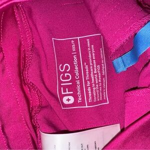 Figs yola scrub pants xxsp raspberry sorbet